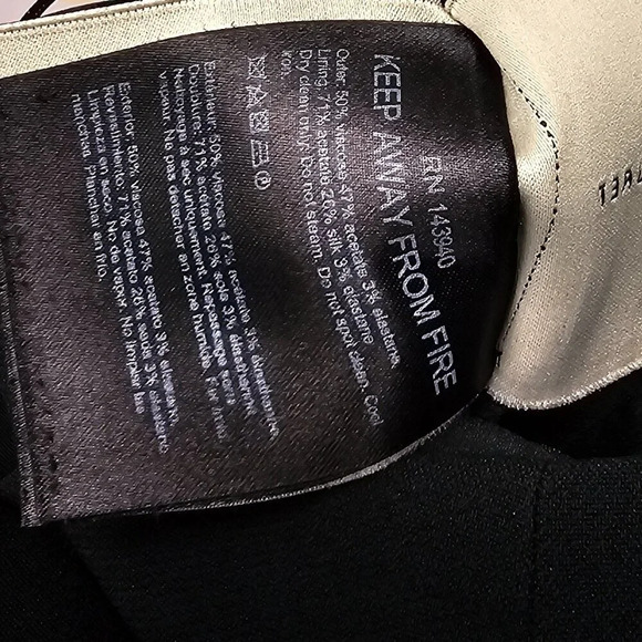 Roland Mouret Womens Wide Leg Twist Front Layered Pants Size 10 Black - Picture 11 of 13